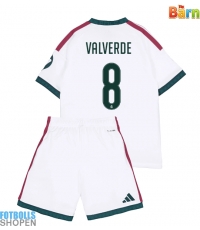 Billiga Real Madrid Federico Valverde #8 Hemmatröja Barn 2026-27 Kortärmad (+ Korta byxor)